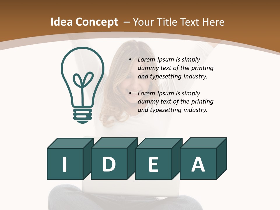 Success Studying White PowerPoint Template