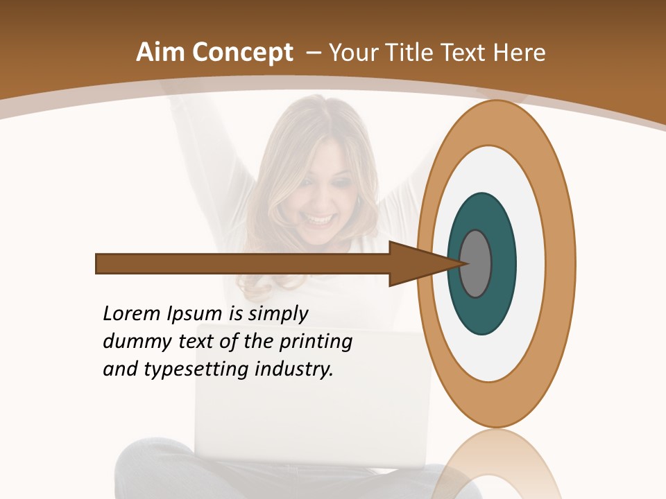 Success Studying White PowerPoint Template