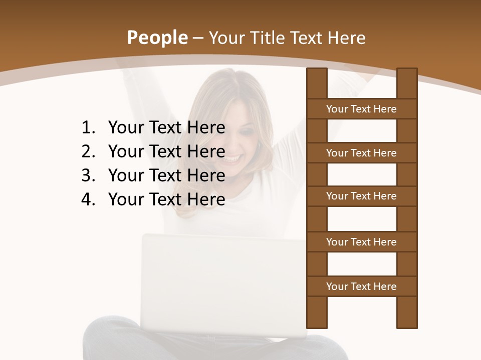 Success Studying White PowerPoint Template