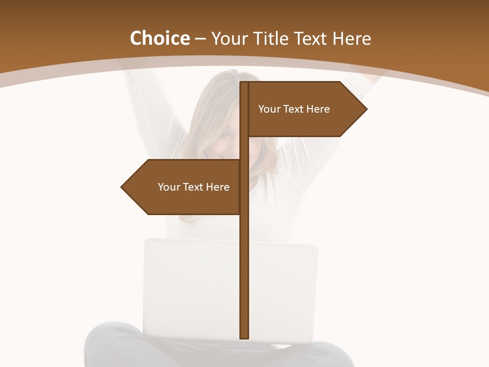 Success Studying White PowerPoint Template