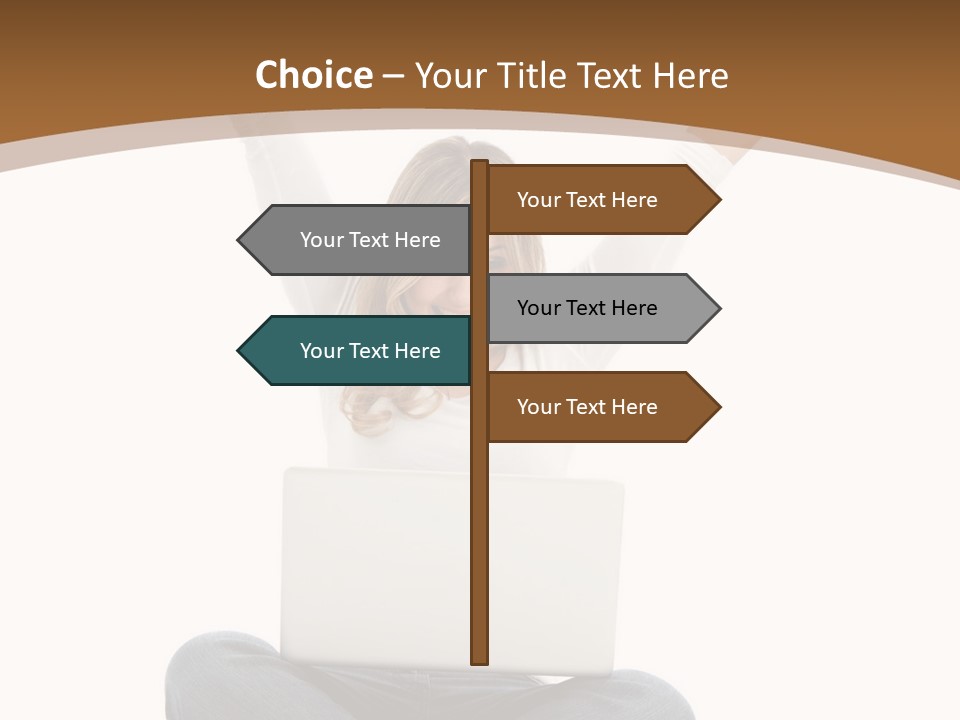 Success Studying White PowerPoint Template