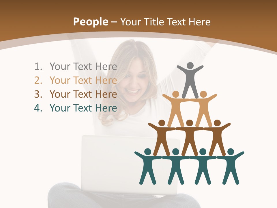 Success Studying White PowerPoint Template