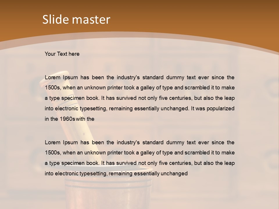 Bowl Treatment Therapy PowerPoint Template