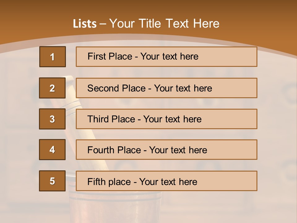 Bowl Treatment Therapy PowerPoint Template