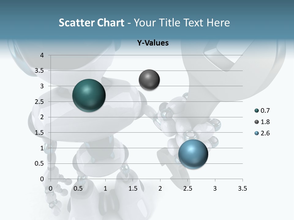 A Robot Holding A Wrench Powerpoint Template PowerPoint Template