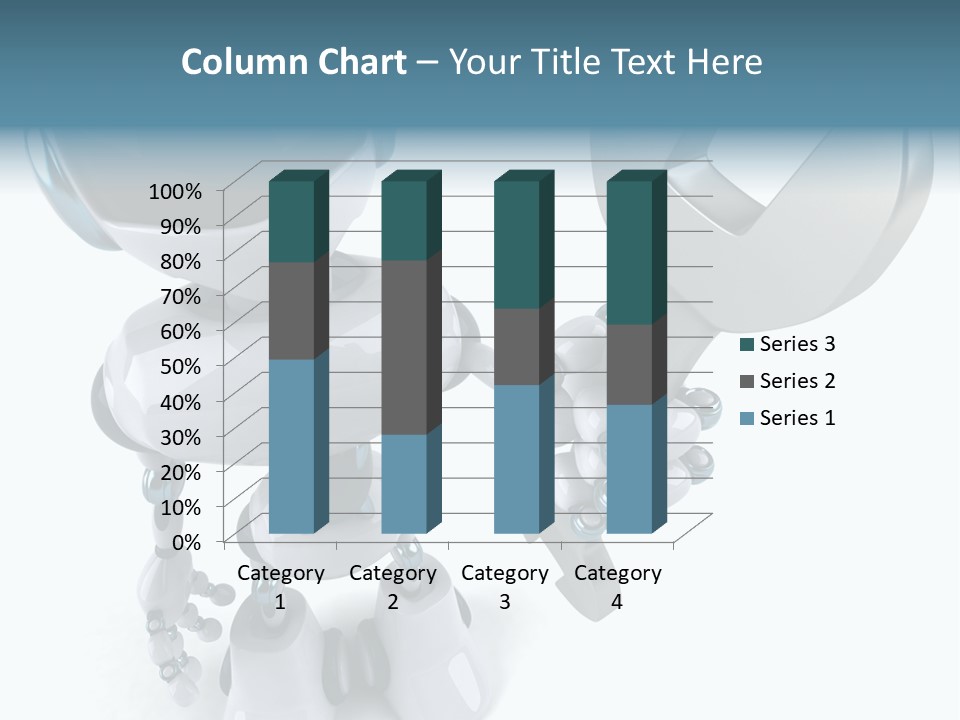 A Robot Holding A Wrench Powerpoint Template PowerPoint Template