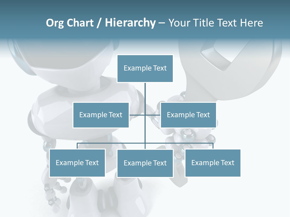 A Robot Holding A Wrench Powerpoint Template PowerPoint Template