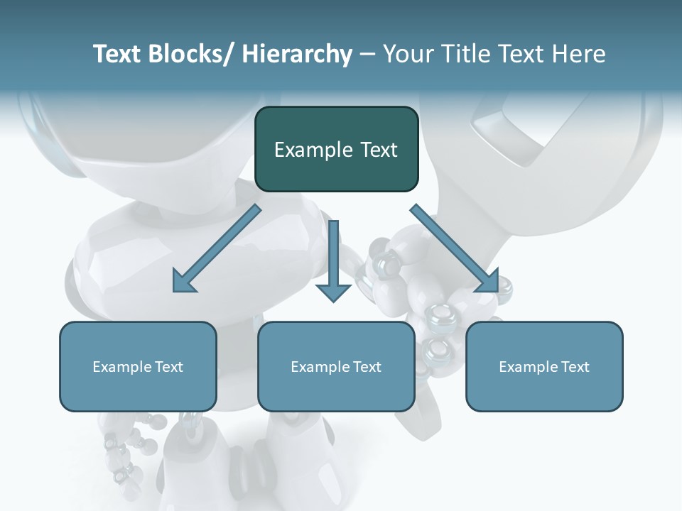 A Robot Holding A Wrench Powerpoint Template PowerPoint Template