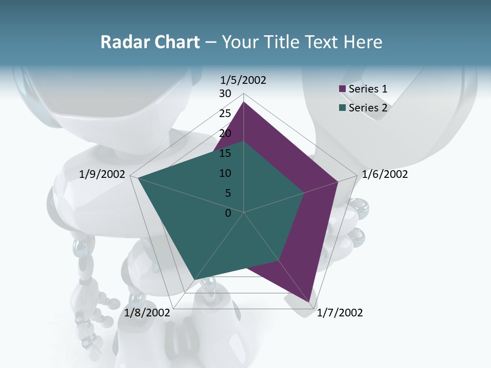 A Robot Holding A Wrench Powerpoint Template PowerPoint Template