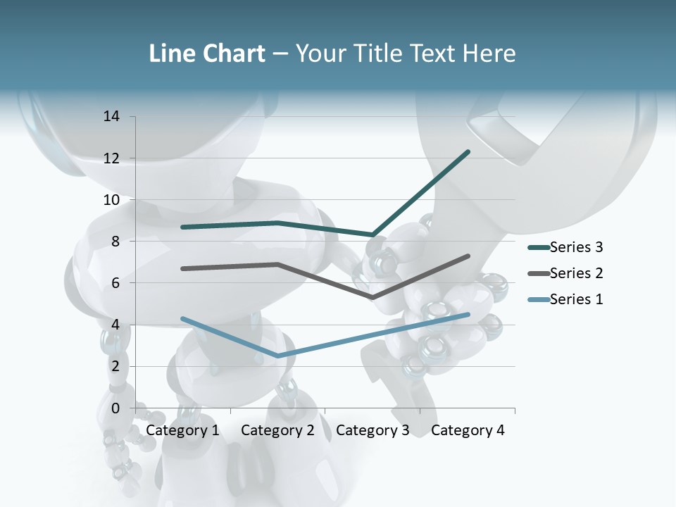 A Robot Holding A Wrench Powerpoint Template PowerPoint Template