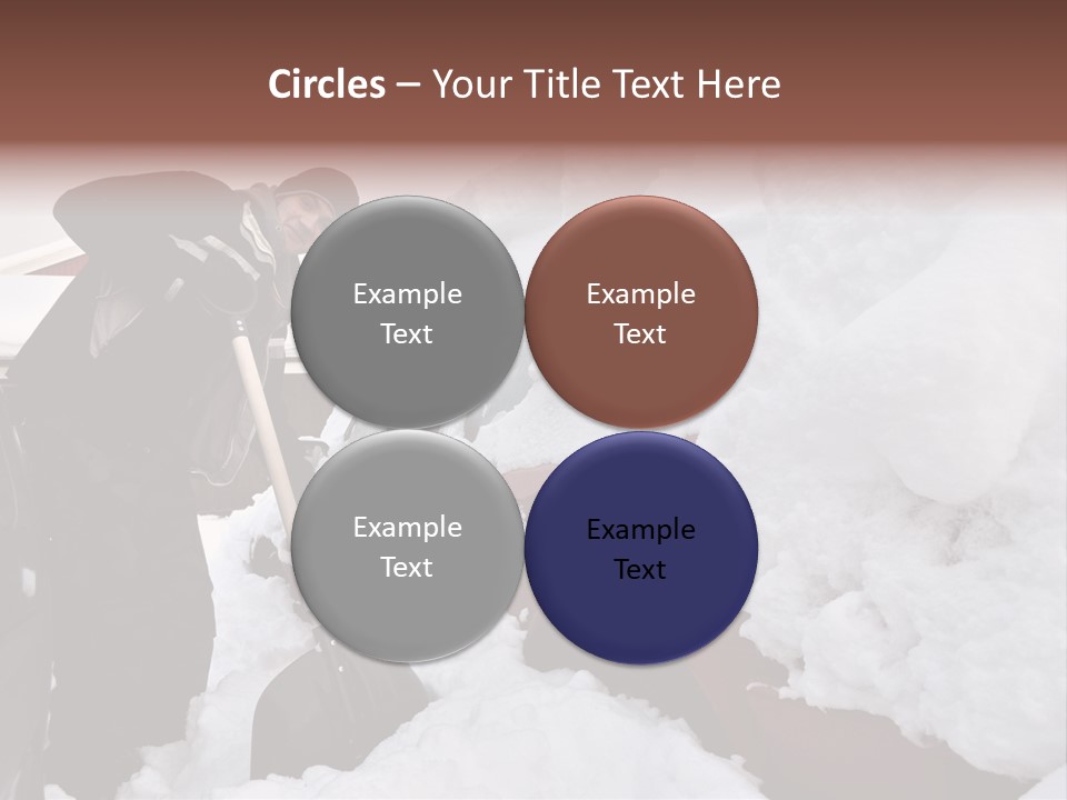 Christmas Street Canada PowerPoint Template