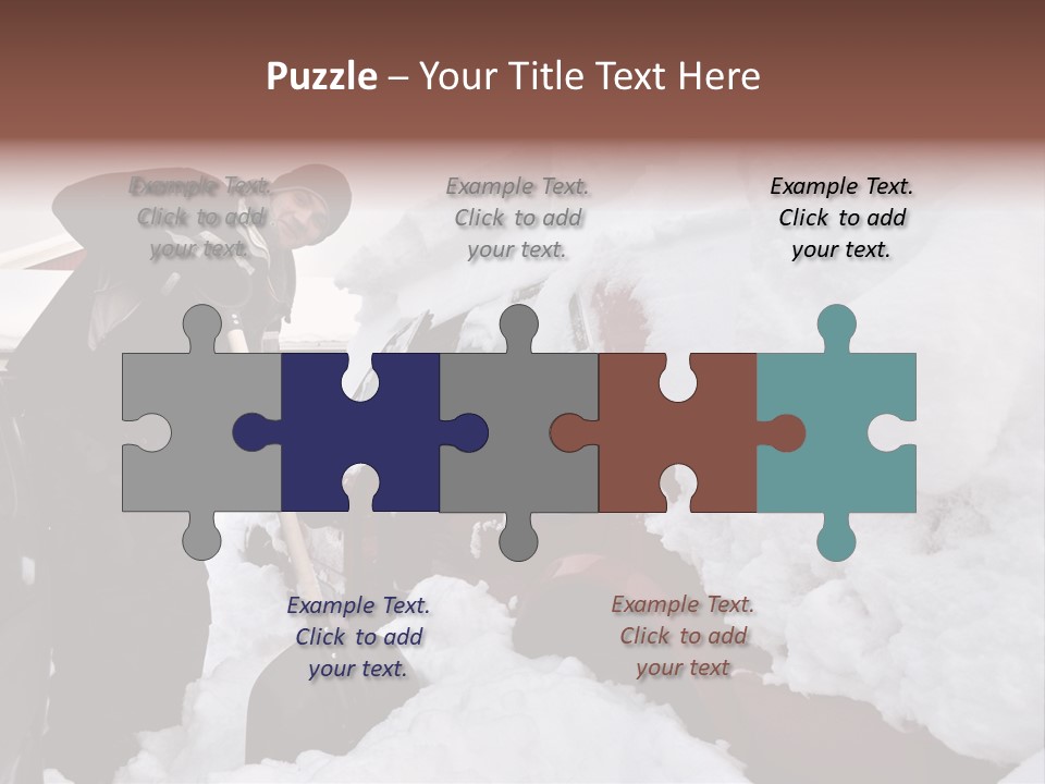 Christmas Street Canada PowerPoint Template