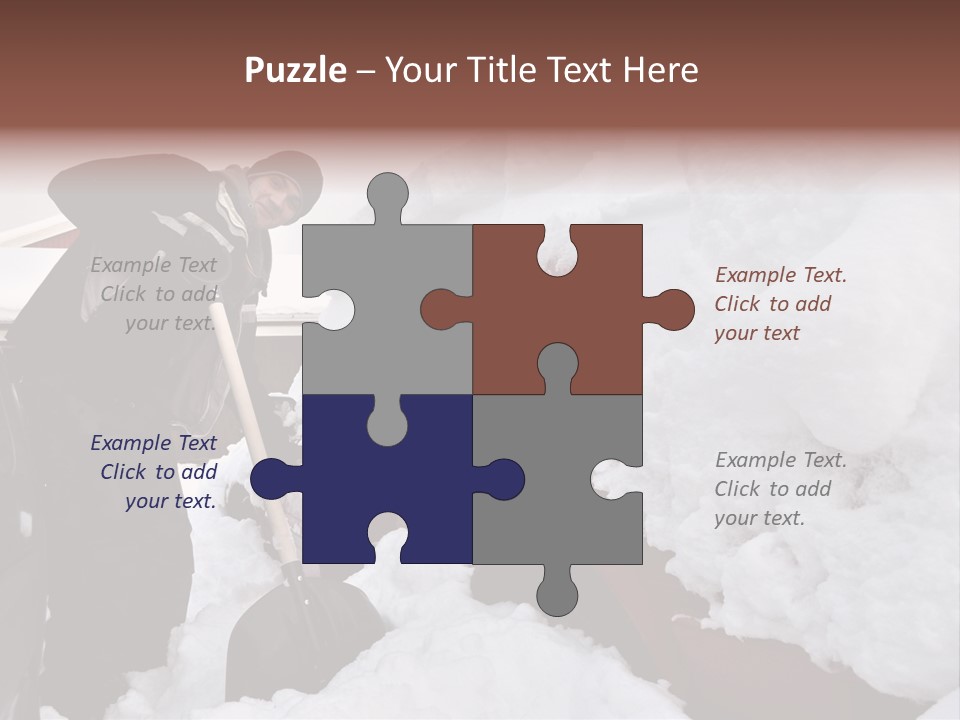 Christmas Street Canada PowerPoint Template