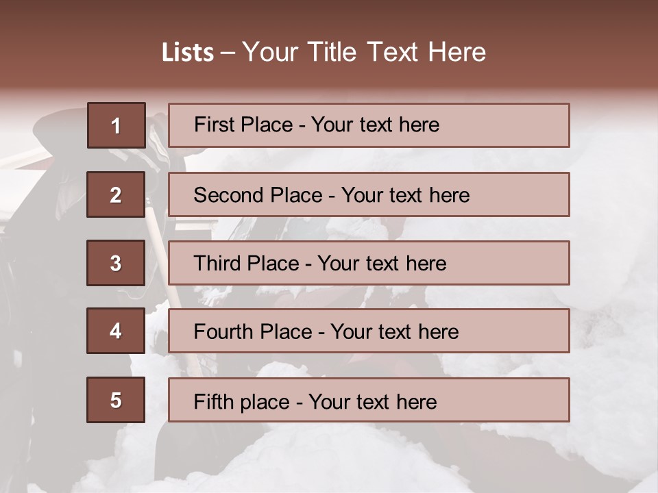 Christmas Street Canada PowerPoint Template
