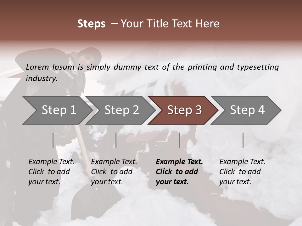 Christmas Street Canada PowerPoint Template