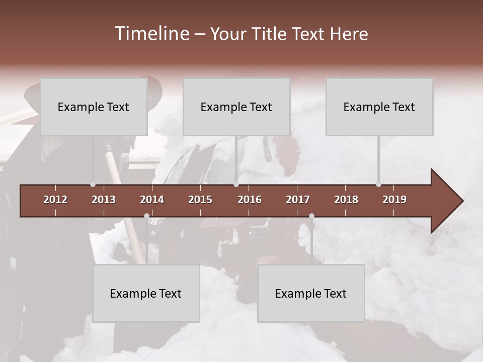 Christmas Street Canada PowerPoint Template