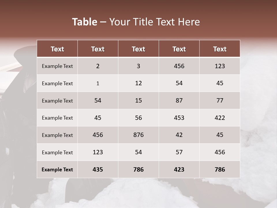 Christmas Street Canada PowerPoint Template