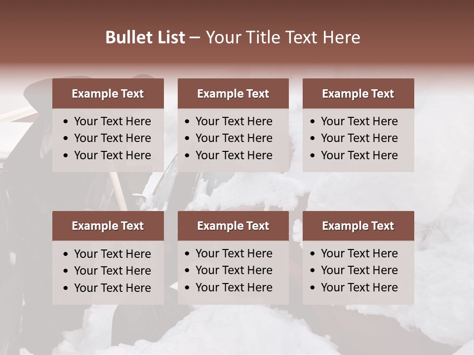 Christmas Street Canada PowerPoint Template