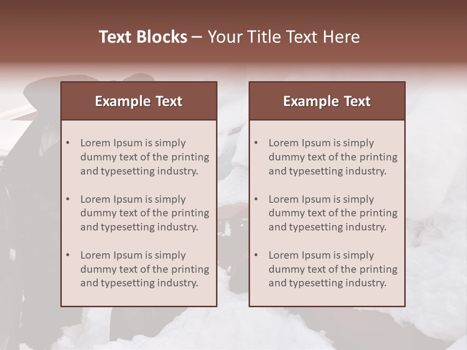 Christmas Street Canada PowerPoint Template