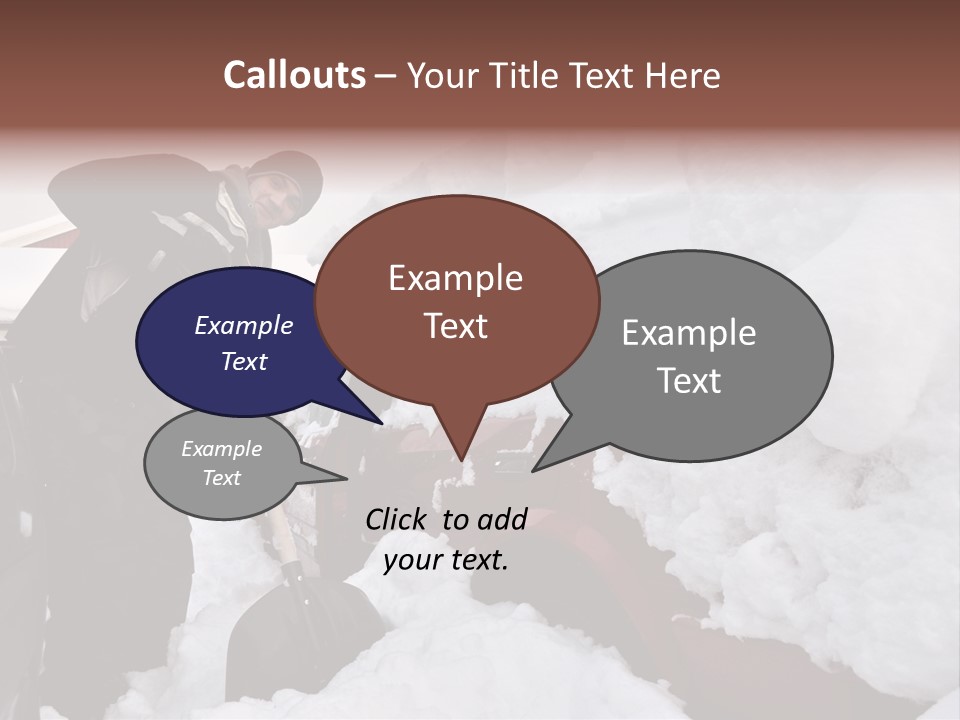 Christmas Street Canada PowerPoint Template