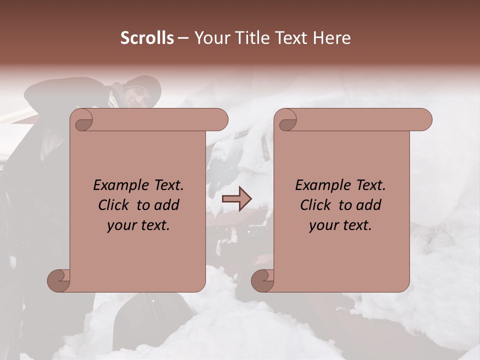 Christmas Street Canada PowerPoint Template
