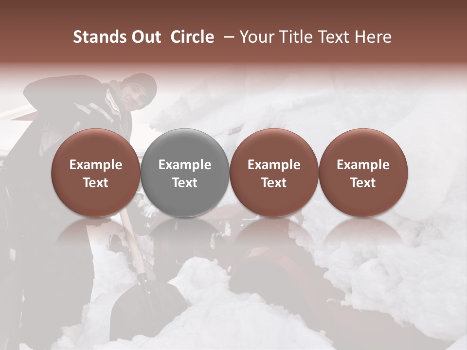 Christmas Street Canada PowerPoint Template