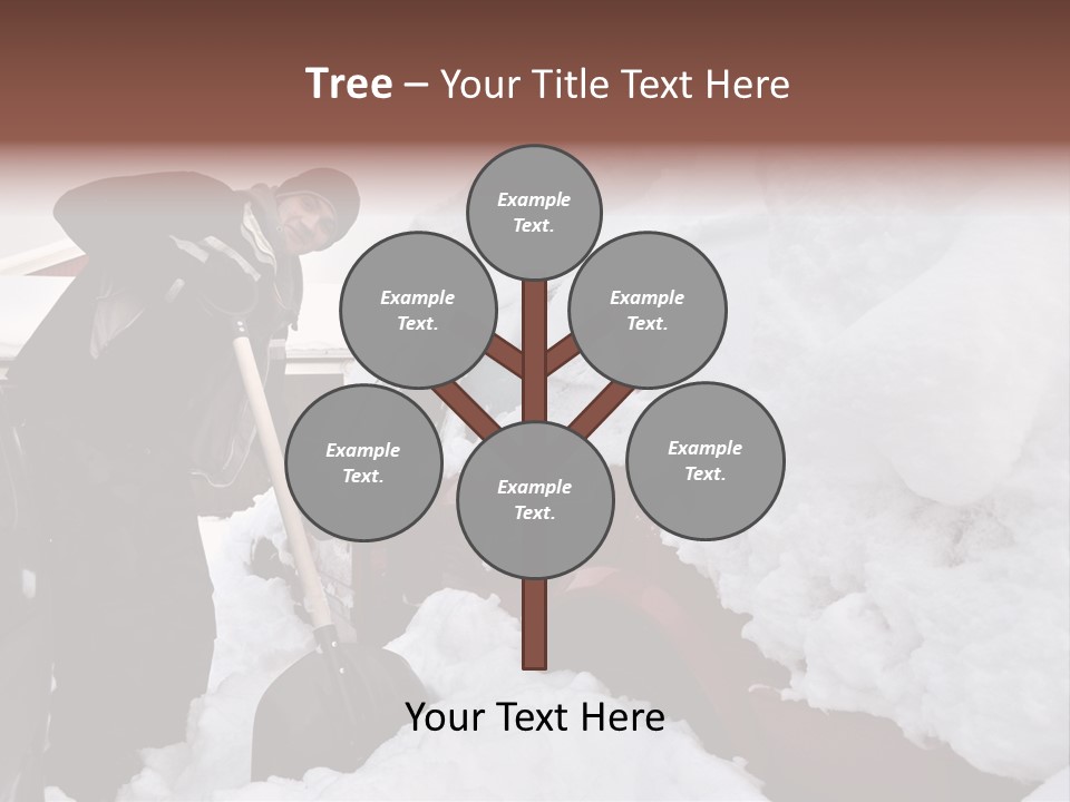 Christmas Street Canada PowerPoint Template