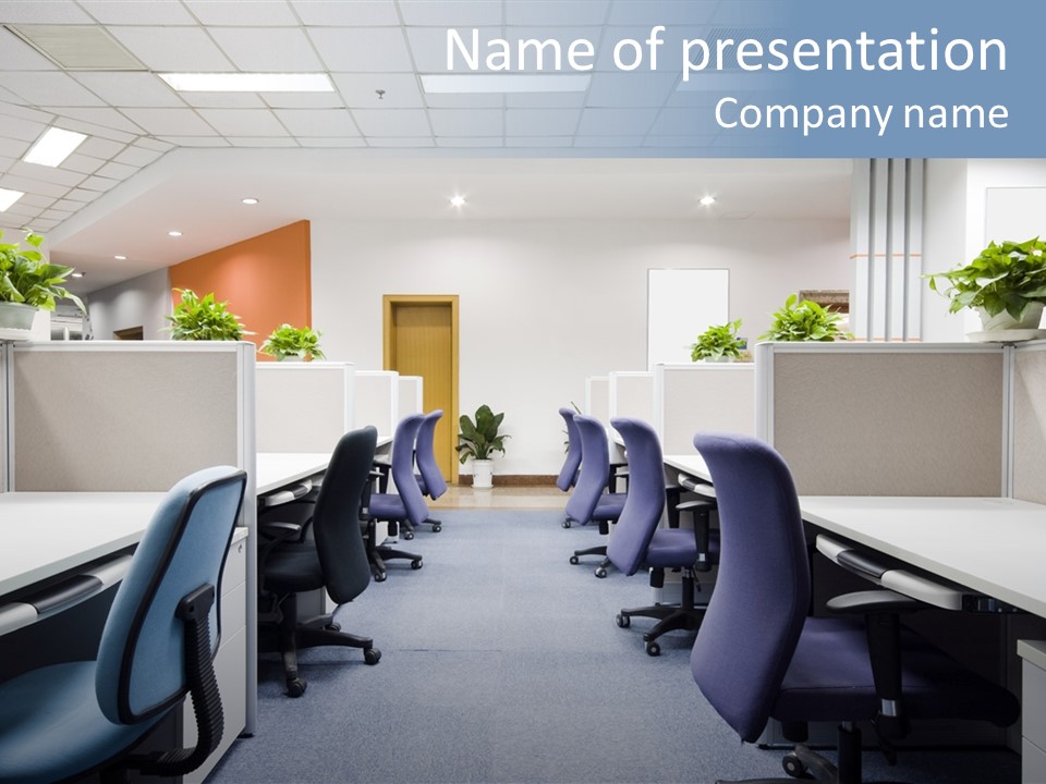 Minimalistic Minimalism Location PowerPoint Template