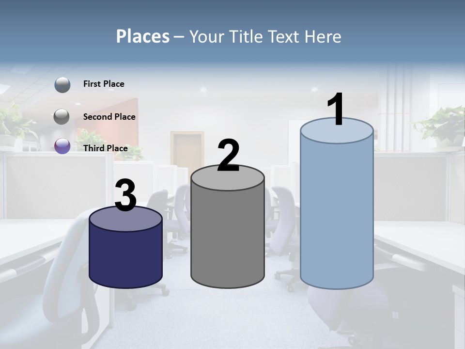 Minimalistic Minimalism Location PowerPoint Template