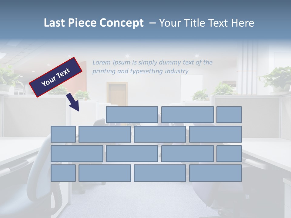 Minimalistic Minimalism Location PowerPoint Template