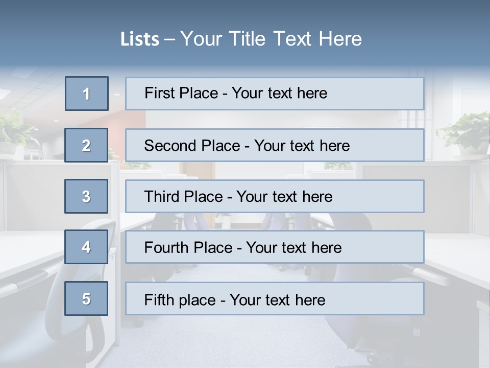 Minimalistic Minimalism Location PowerPoint Template