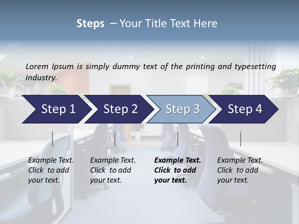 Minimalistic Minimalism Location PowerPoint Template