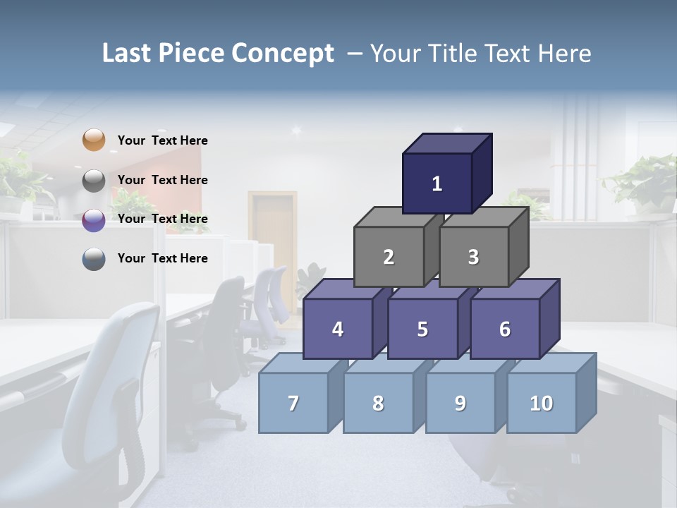 Minimalistic Minimalism Location PowerPoint Template