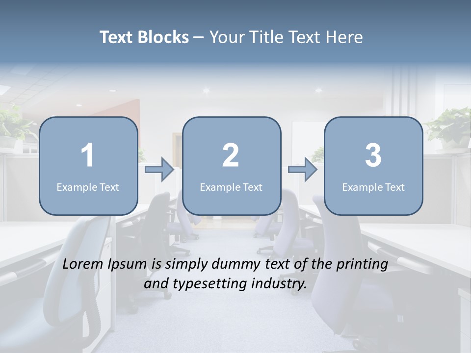 Minimalistic Minimalism Location PowerPoint Template