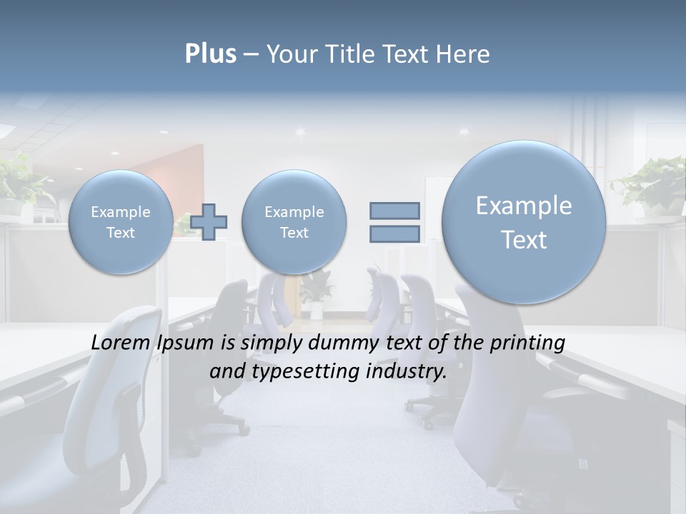 Minimalistic Minimalism Location PowerPoint Template