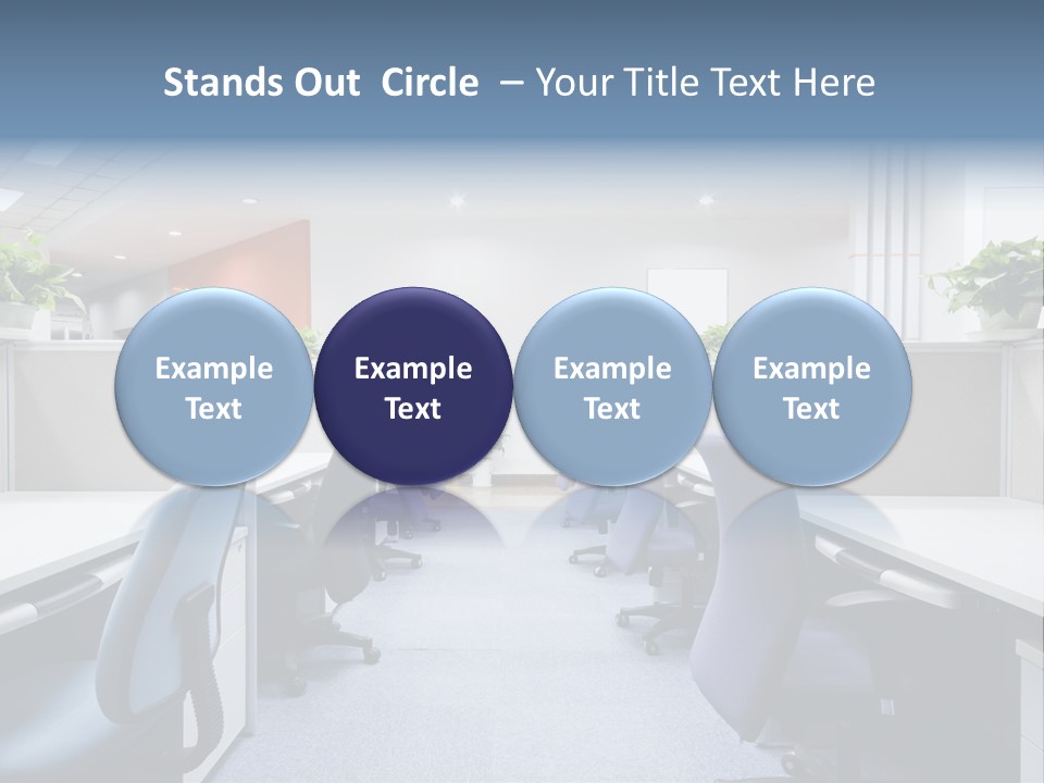 Minimalistic Minimalism Location PowerPoint Template