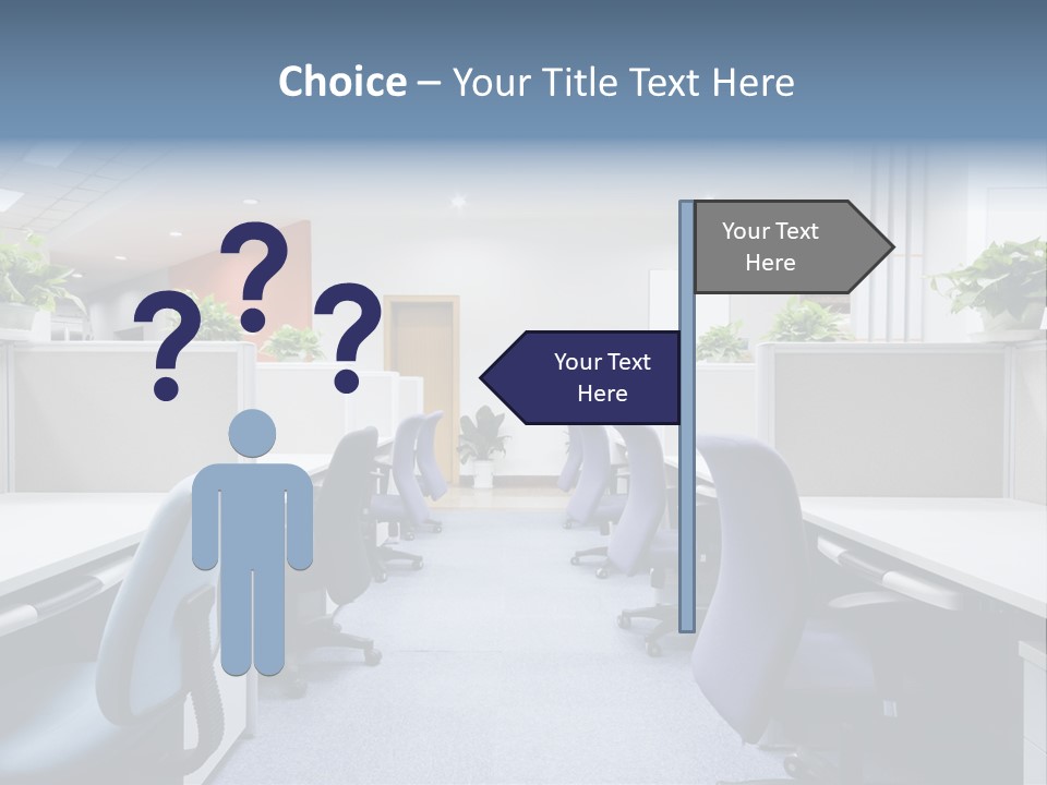 Minimalistic Minimalism Location PowerPoint Template