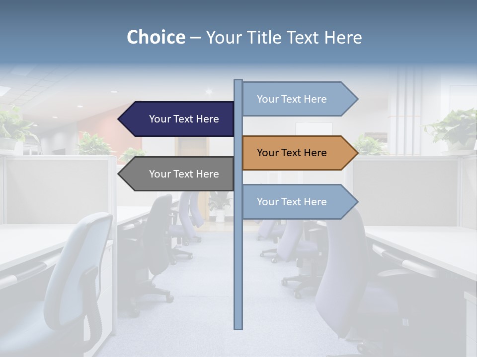 Minimalistic Minimalism Location PowerPoint Template