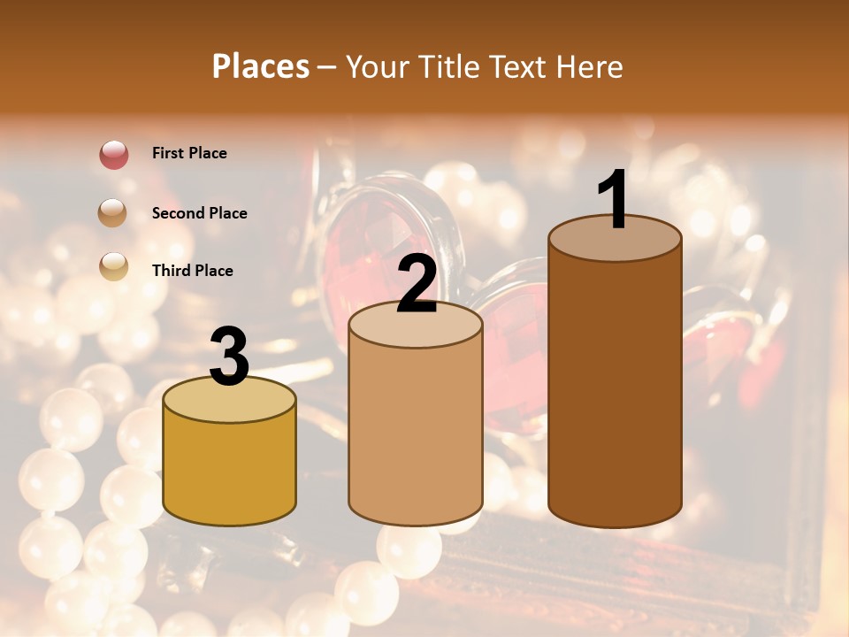 Metal Gold Carved PowerPoint Template