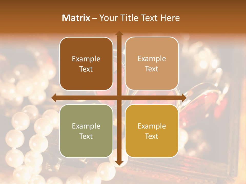 Metal Gold Carved PowerPoint Template