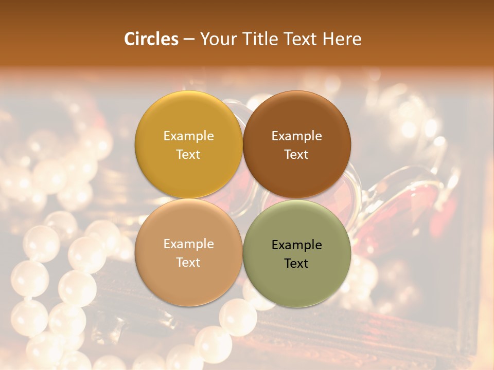 Metal Gold Carved PowerPoint Template