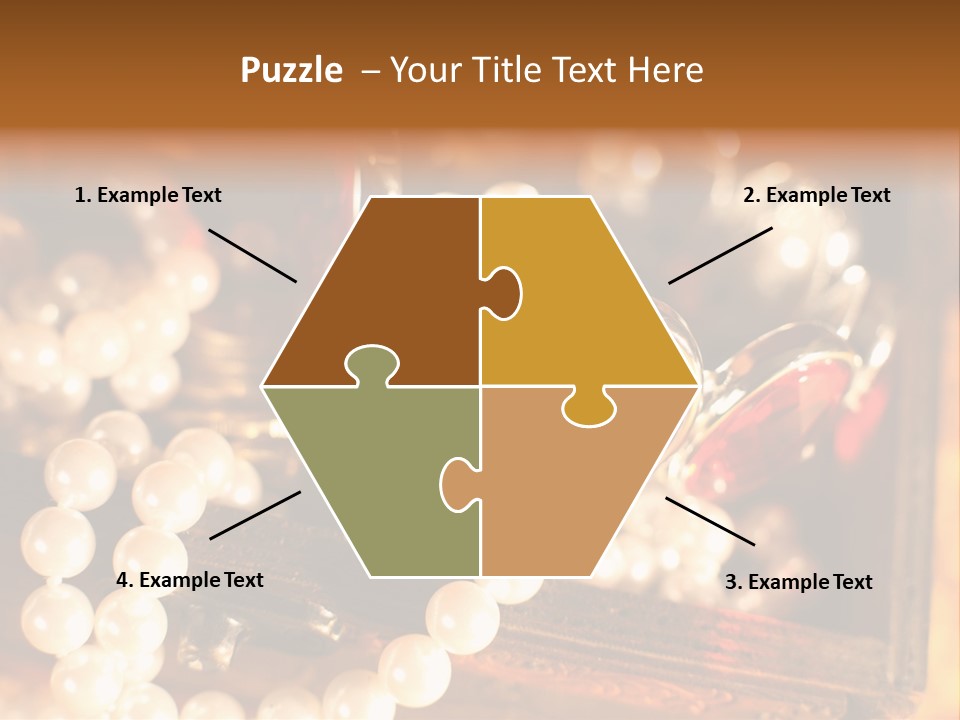 Metal Gold Carved PowerPoint Template