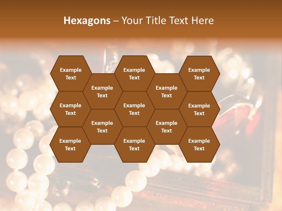 Metal Gold Carved PowerPoint Template