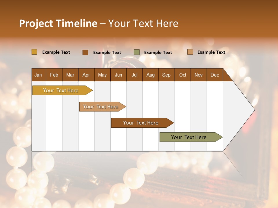 Metal Gold Carved PowerPoint Template