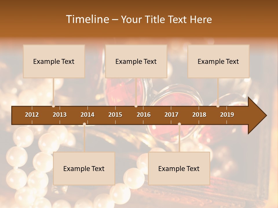Metal Gold Carved PowerPoint Template