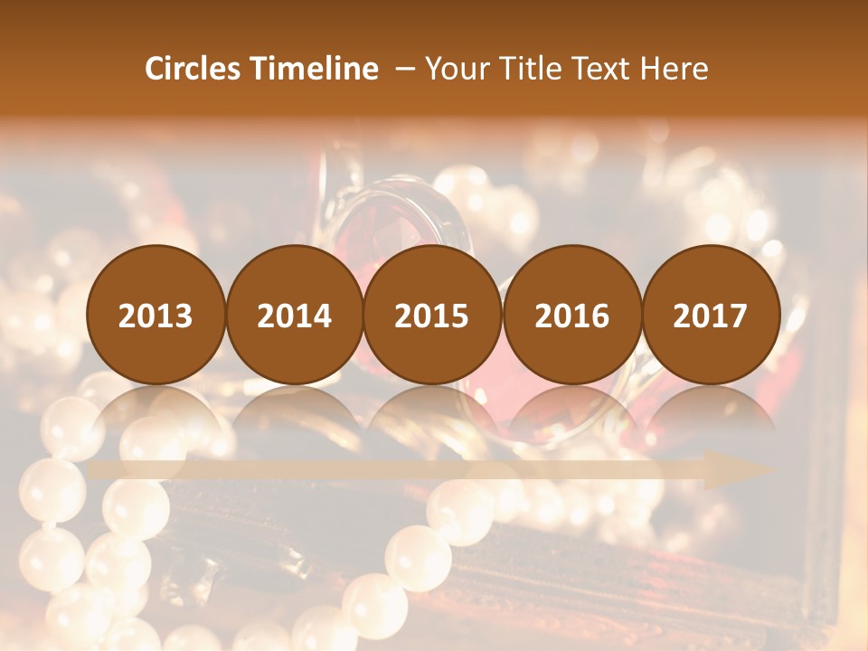 Metal Gold Carved PowerPoint Template