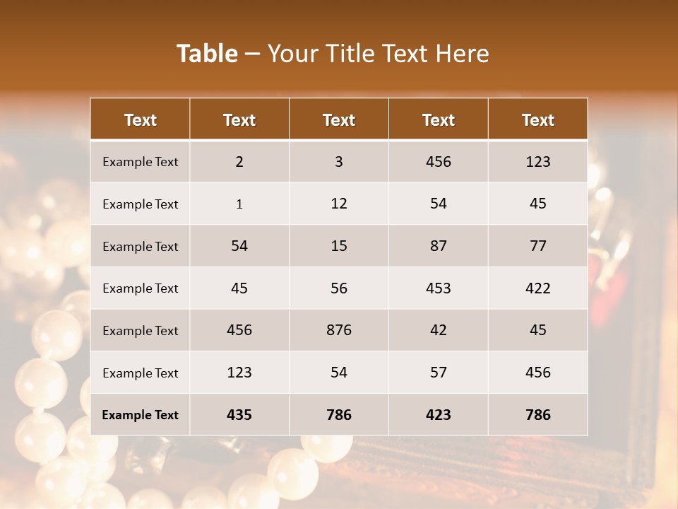 Metal Gold Carved PowerPoint Template