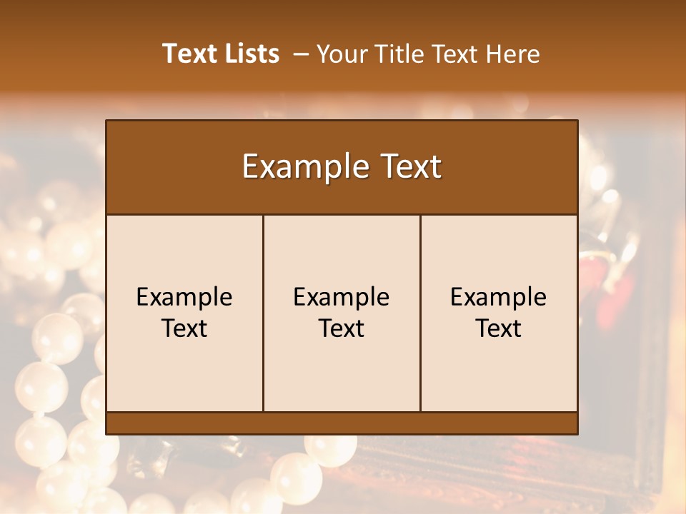 Metal Gold Carved PowerPoint Template