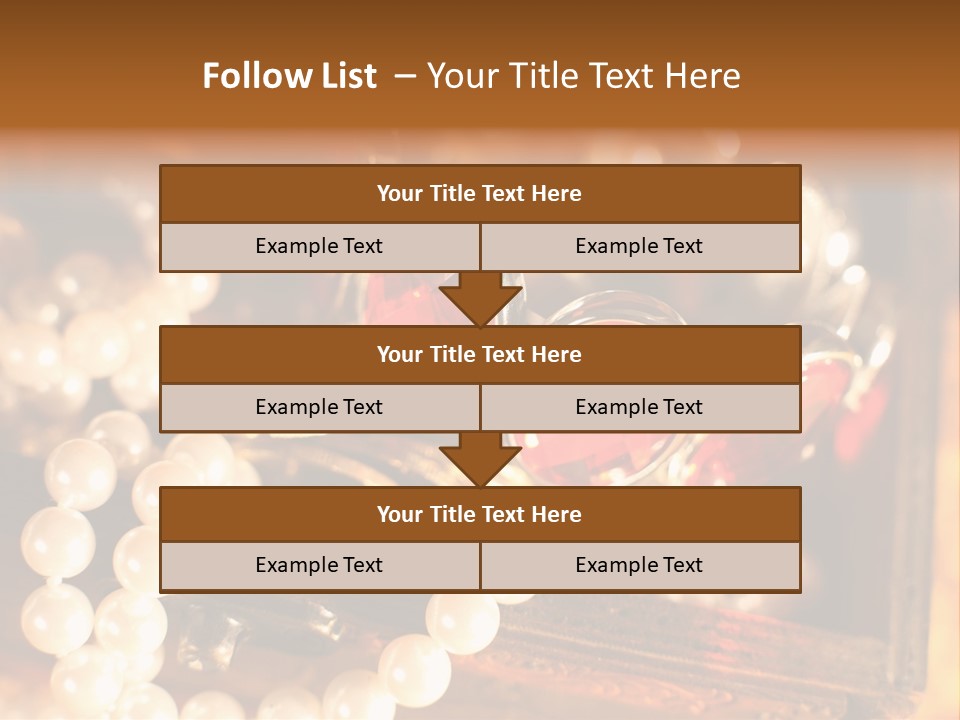 Metal Gold Carved PowerPoint Template