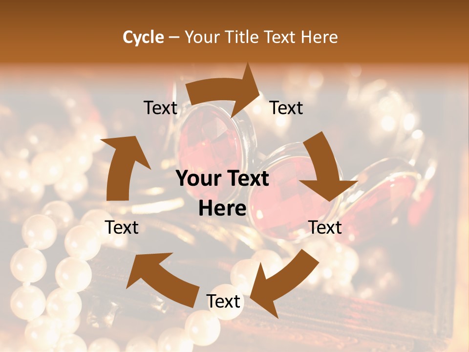 Metal Gold Carved PowerPoint Template